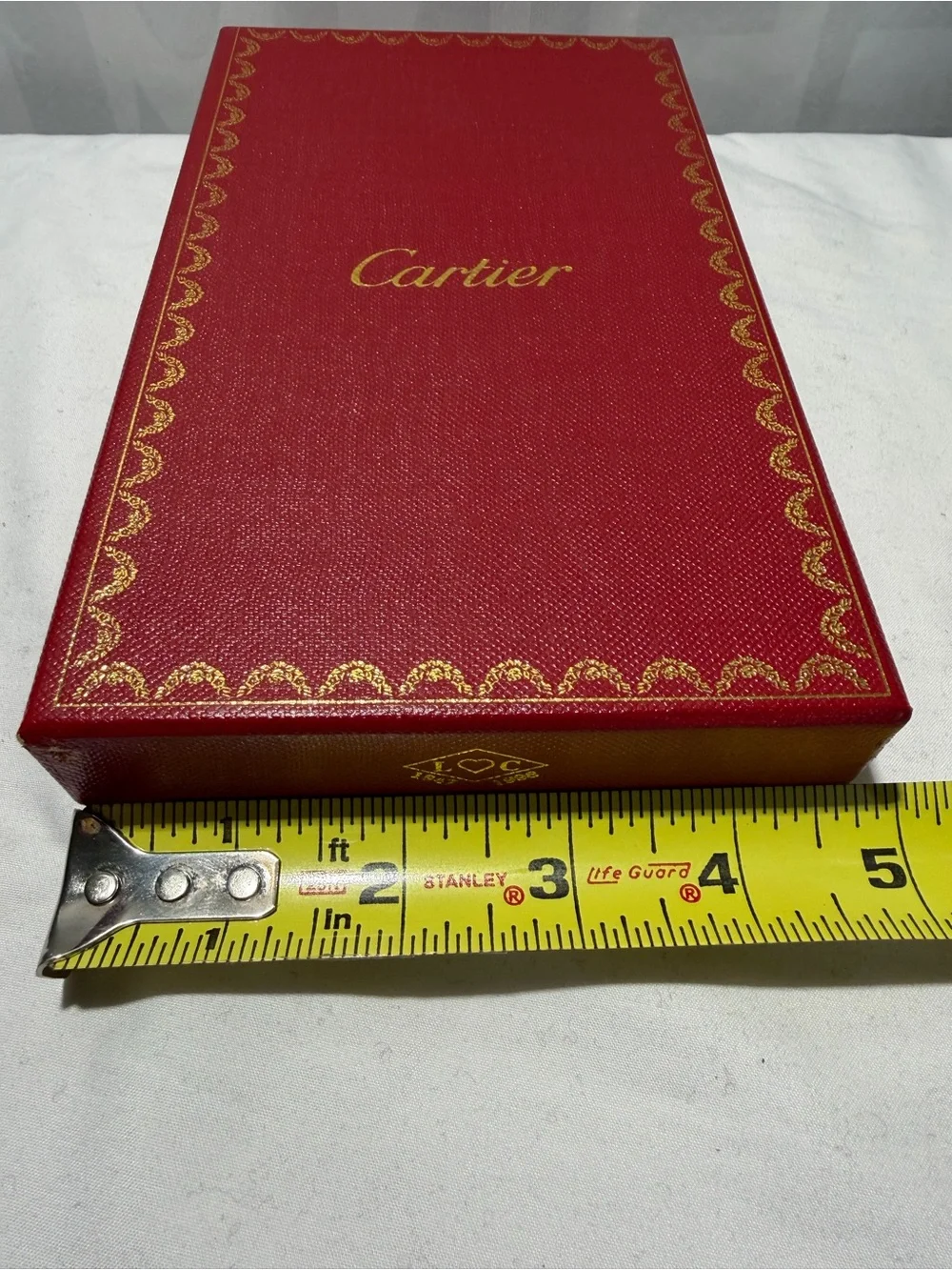 Cartier Red and Gold Presentation Box